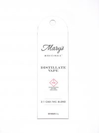 Mary's Medicinals Distillate Vape 3:1 THC blend